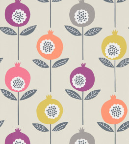 Pepino Wallpaper - Bilberry / Dijon / Rhubarb Bilberry / Dijon / Rhubarb