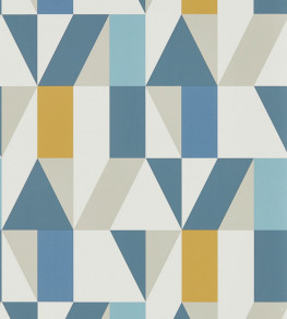 Nuevo Wallpaper - Indigo / Slate / Satsuma Indigo / Slate / Satsuma