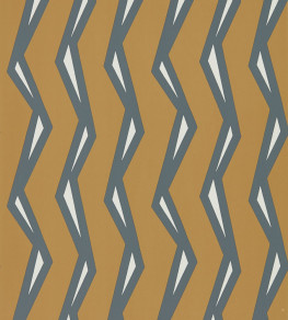 Rayo Wallpaper - Paprika / Charcoal Paprika / Charcoal