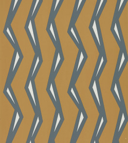 Rayo Wallpaper - Paprika / Charcoal Paprika / Charcoal