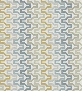 Sioux Wallpaper - Charcoal / Cinnamon / Slate Charcoal / Cinnamon / Slate