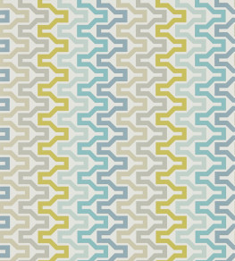Sioux Wallpaper - Marine / Midnight / Kiwi Marine / Midnight / Kiwi