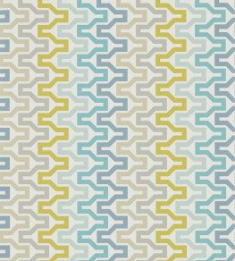 Sioux Wallpaper - Marine / Midnight / Kiwi Marine / Midnight / Kiwi