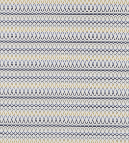 Ada Fabric - Shale / Denim / Ochre Shale / Denim / Ochre