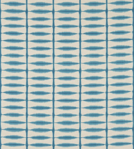 Shibori Fabric - Teal / Linen Teal / Linen