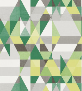 Axis Wallpaper - Acid / Slate / Moss Acid / Slate / Moss