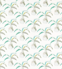 Crassula Fabric - Juniper / Lime / Moss Juniper / Lime / Moss