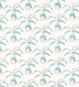 Crassula Fabric - Marine / Tangerine / Mint Marine / Tangerine / Mint