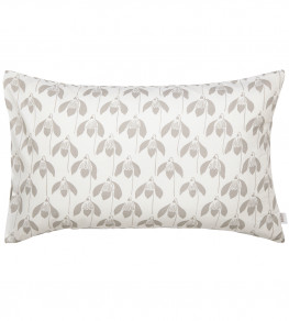 Snowdrop Standard Pillow Case Pair, Parchment Parchment