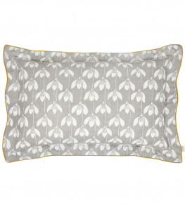 Snowdrop Oxford Pillow Case, Parchment Parchment