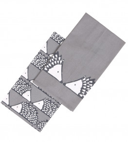 Spike Set of 2 Tea Towels, Grey Grey