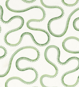 Bimble Embroidery Fabric - Pine Pine