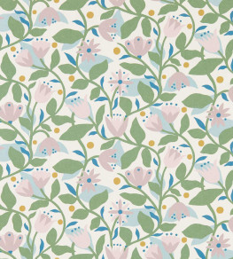 Dancing Daisies Wallpaper - Lilac Lilac