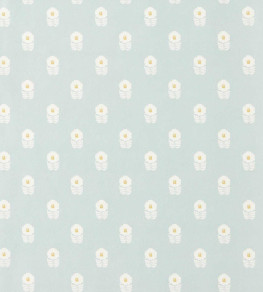 Ditsy Daisy Wallpaper - Powder Blue Powder Blue