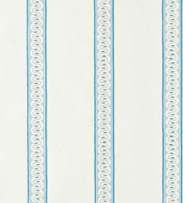 Fondant Stripe Wallpaper - Denim Denim