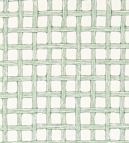 Fretwork Print Fabric - Forest Forest