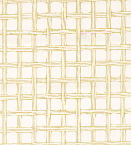 Fretwork Print Fabric - Honey Honey