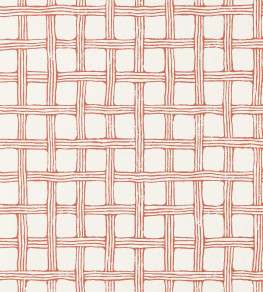 Fretwork Wallpaper - Ladybird Red Ladybird Red