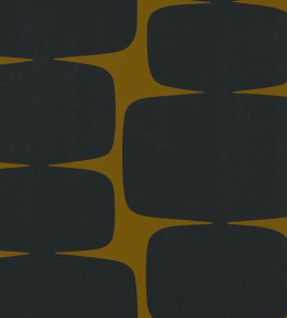 Lohko Wallpaper - Tumeric / Charcoal Tumeric / Charcoal