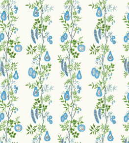 On The Vine Fabric - Cornflower/Kelly Green Cornflower/Kelly Green On The Vine Fabric - Cornflower/Kelly Green Cornflower/Kelly Green