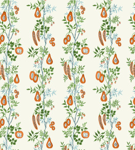 On The Vine Fabric - Tangerine/Kelly Green Tangerine/Kelly Green On The Vine Fabric - Tangerine/Kelly Green Tangerine/Kelly Green