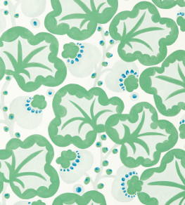 Poppy Pod Wallpaper - Jade Jade