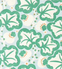 Poppy Pod Wallpaper - Marine Marine