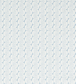 Raft Stripe Print Fabric - Coast Blue Coast Blue