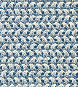 Ride The Wave Wallpaper - Denim Denim