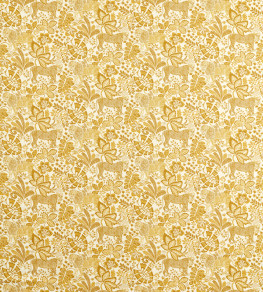 Rumble In The Jungle Fabric - Pebble / Chai Pebble / Chai