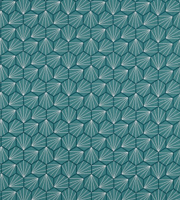 Aikyo Fabric - Teal Teal