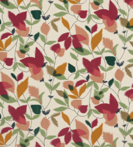 Akira Fabric - Berry / Ochre Berry / Ochre