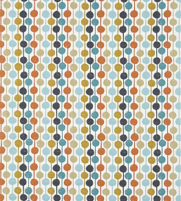 Taimi Fabric - Sulphur / Tangerine / Kingfisher Sulphur / Tangerine / Kingfisher