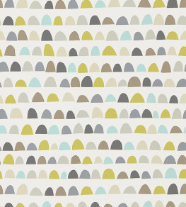 Priya Wallpaper - Mist / Pear / Pewter Mist / Pear / Pewter