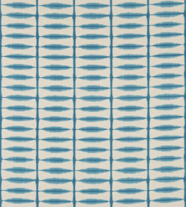 Shibori Fabric - Teal / Linen Teal / Linen