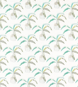 Crassula Fabric - Juniper / Lime / Moss Juniper / Lime / Moss