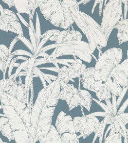 Parlour Palm Wallpaper - Charcoal Charcoal