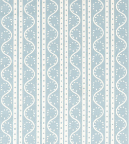 Split Pea Print Fabric - Coast Blue Coast Blue