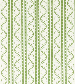Split Pea Print Fabric - Pine Pine