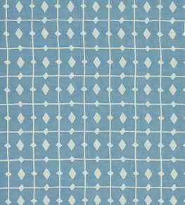 Tiles Fabric - Cornflower Cornflower Tiles Fabric - Cornflower Cornflower