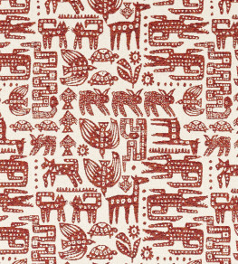 Twycross Fabric - Brick Brick