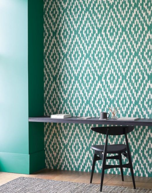 Vector wallpaper in Green for your office