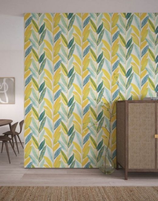 Hikkaduwa Wallpaper for a floral green office