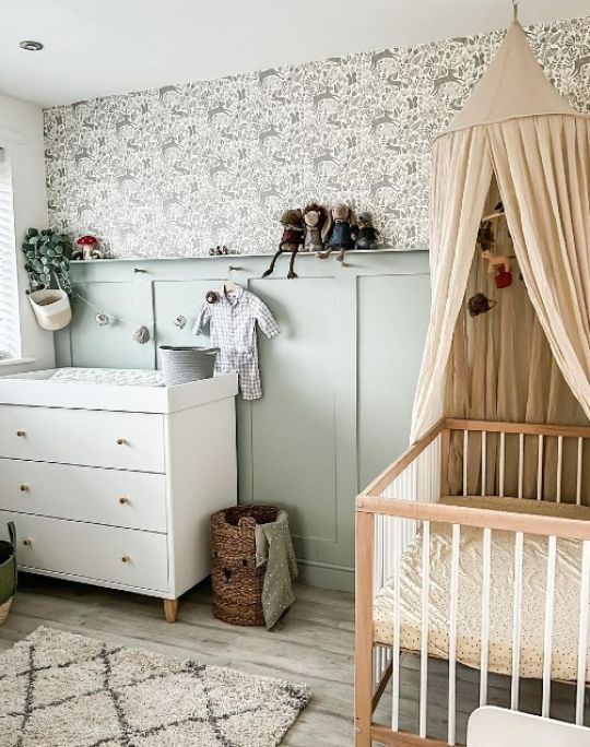 Beautiful Scandi themed nursery
